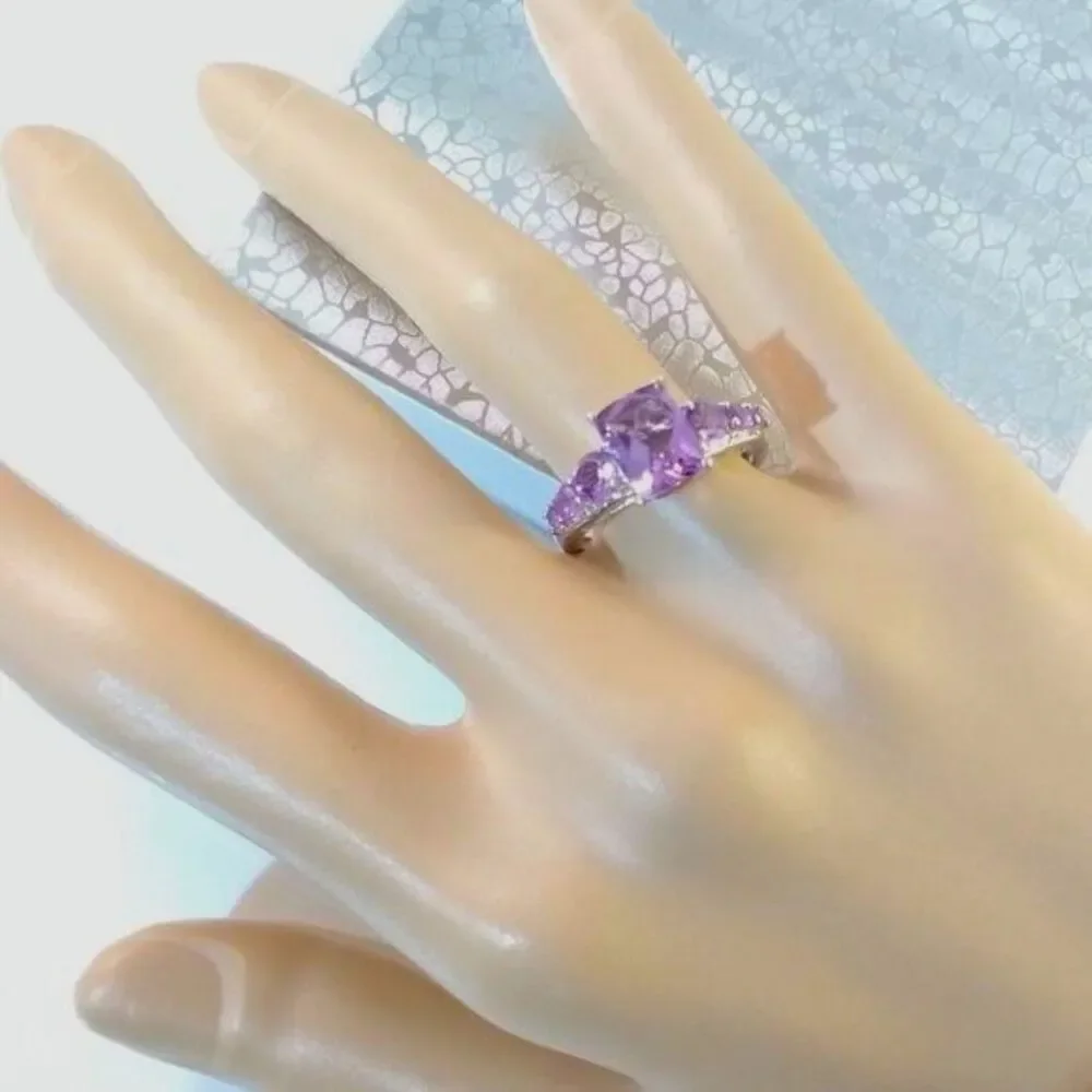 Vintage seven amethysts